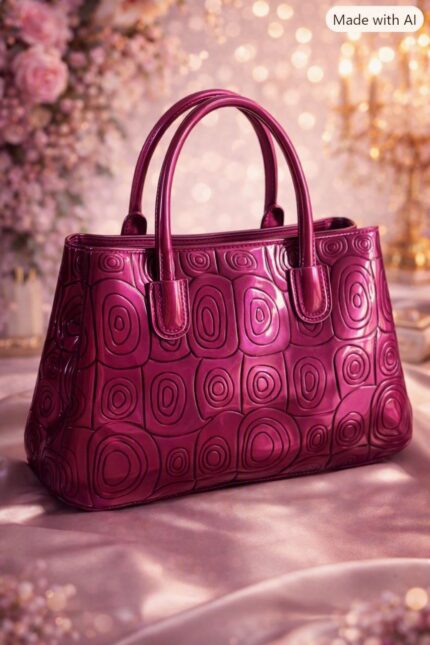 Magenta Glossy Bag